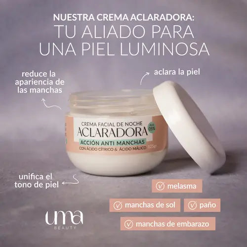 Aclara, unifica e ilumina tu piel en solo 21 días.