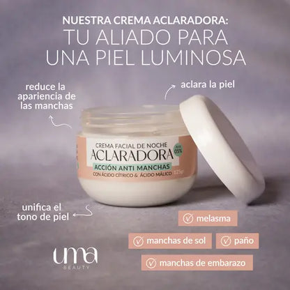 Aclara, unifica e ilumina tu piel en solo 21 días.